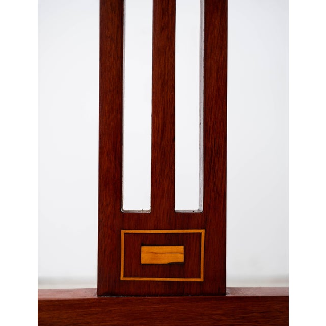 Blue Small Art Nouveau Side Table by K.u.K Hofkunsttischlerei Bernhard Ludwig, Vienna, Austria, 1905 For Sale - Image 8 of 18