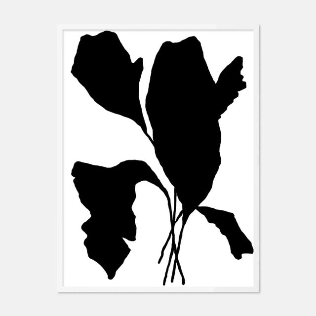 Contemporary Abstract Bouquet by Kate Roebuck in White Framed Paper, XS Art Print For Sale - Image 3 of 3