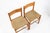 Mid Century Dutch Oak Wood and Rush Chairs by Johan Van Heuvel For Sale - Image 10 of 14