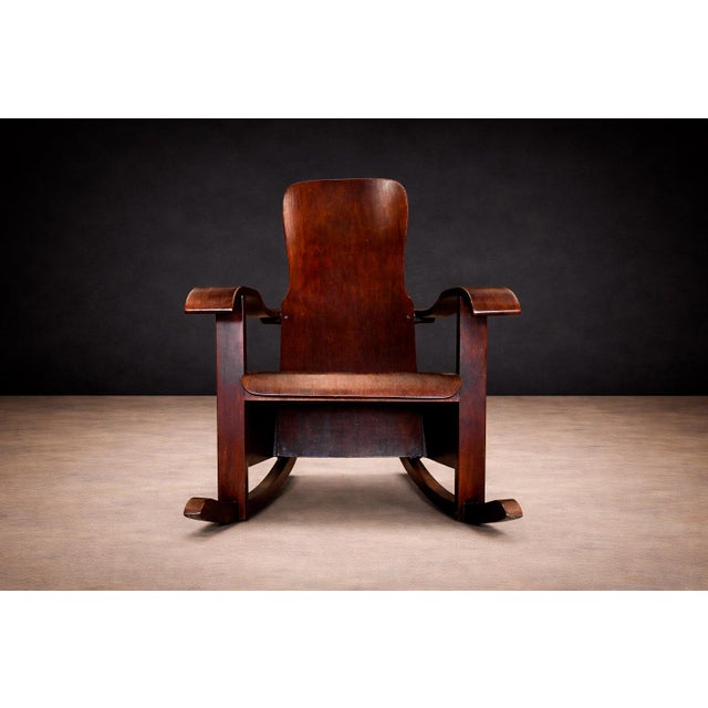 Rocking Chairs in Bentwood, Moveis Cimo, 1950s - Lot 555-578 For Sale - Image 10 of 12