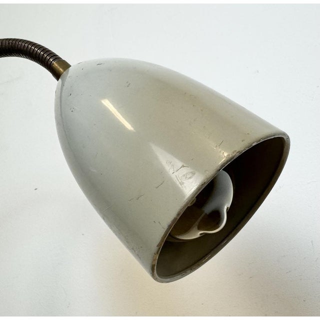 Grey Industrial Gooseneck Table Lamp from Philips, 1960s For Sale - Image 13 of 18