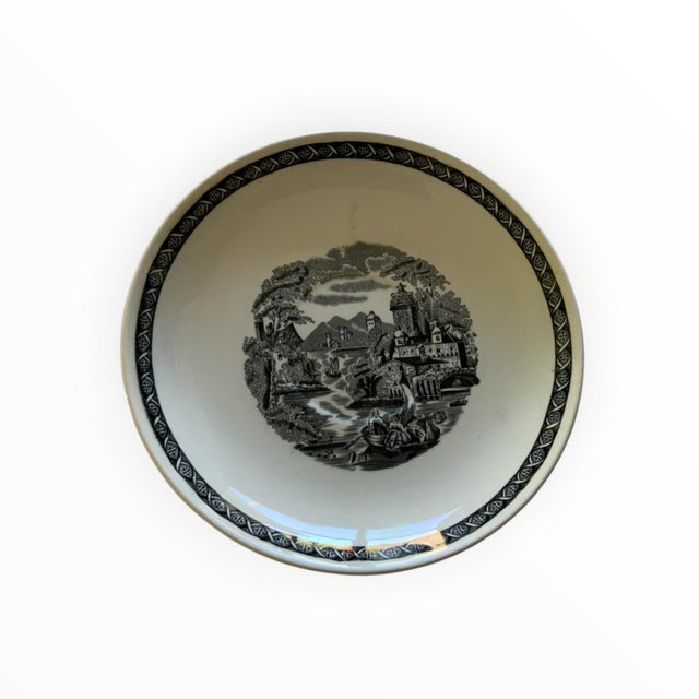 Vintage Wedgwood Lugano Black Dinnerware Set - 51 pcs For Sale In Palm Springs - Image 6 of 8