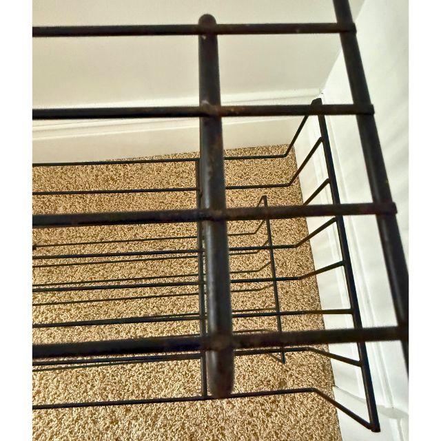 1960s Wrought Iron Three-Tier Shelf or Etagere, After Tony Paul For Sale - Image 10 of 11