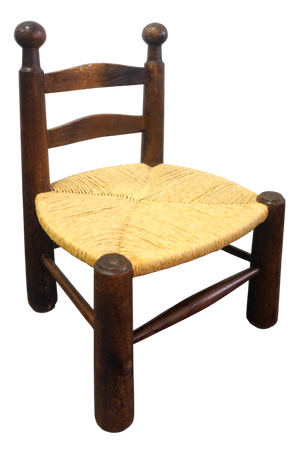 Vintage French Low Chair, 1960s