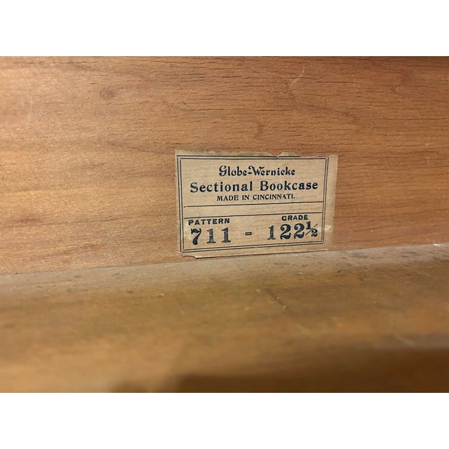 Early 20th Century Globe Wernicke 3-Piece Stackable Barrister Bookcase For Sale In Washington DC - Image 6 of 9