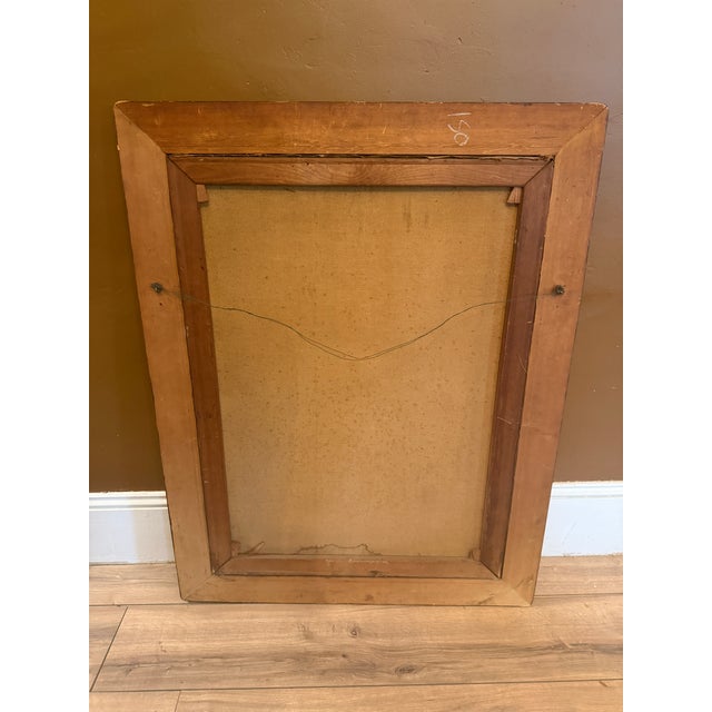 Vintage 1938 Floral Still Life Oil Painting, Signed Ashley, in Gilt Wood Frame For Sale - Image 16 of 16