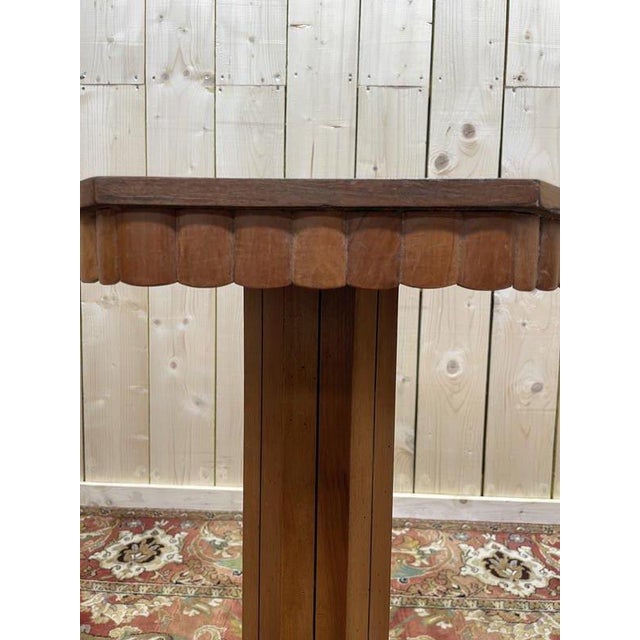 Art Deco Pedestal Table For Sale - Image 4 of 6