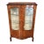 Vintage 20th C Louis XV French Style Bronze Mounted Curio Display Cabinet Vitrine For Sale