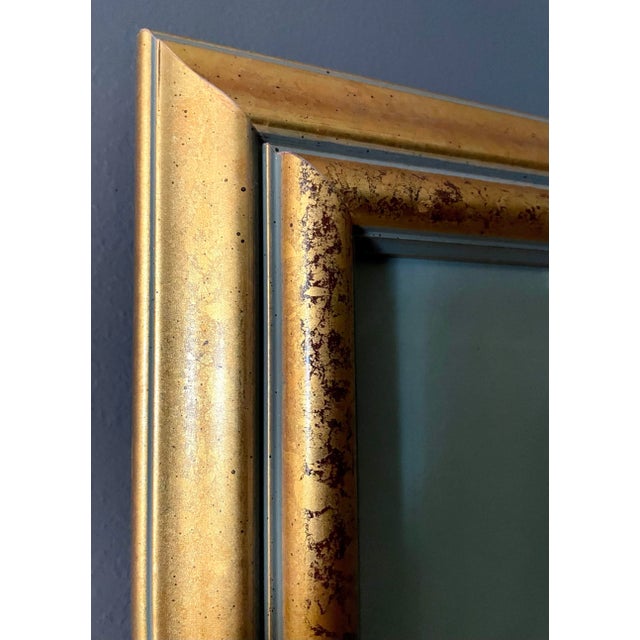 Late 20th Century Original Chinoiserie Asian Framed Floral Painting For Sale - Image 9 of 11
