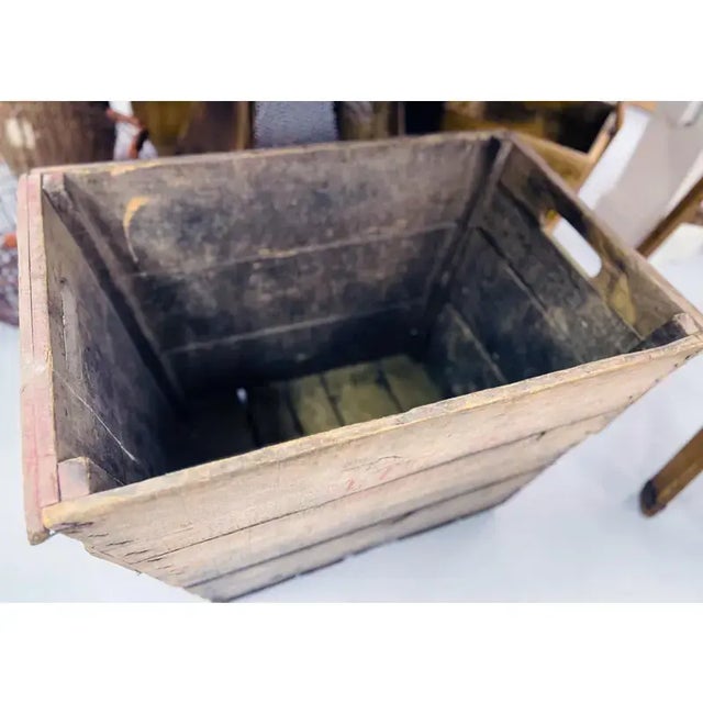 Large Antique French Champagne Harvest Crate For Sale - Image 4 of 5
