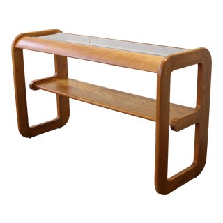 Lou Hodges Mid-Century Modern Sofa Table For Sale