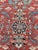 Antique Persian Heriz Carpet Handmade Wool Oriental Rug, Rust, Navy-Medium Blue For Sale - Image 9 of 18