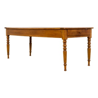 Mid-19th Century French Provincial Cherrywood Farmhouse Table For Sale