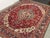 6ft 7in × 9ft 6in Persian Tabriz Area Rug, Vintage For Sale - Image 9 of 12