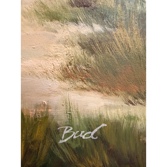Impressionist Late 20th Century Fox Hunting Scene Oil Painting on Canvas Horses Hounds Equestrian Sporting Art For Sale - Image 3 of 13