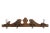 Far Pavilions 1990s Rustic Wall Mounted Coat Rack With 4 Hooks | 30" Distressed Wood Entryway Organizer | Farmhouse Mudroom Decor | Handcrafted Wall Panel For Sale - Image 4 of 5