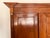 Antique French Empire Armoire Walnut, Columns to Either Side Front With Bronze Gilt Mounts Also Gilt Bronze Key Hole For Sale - Image 11 of 12