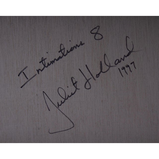 Signed 1999 “Intimations 8” Mixed Media Wall Assemblage by Juliet Holland For Sale - Image 10 of 10