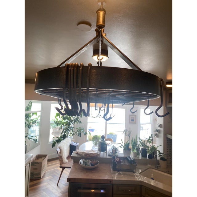 hand-forged steel by master crafts people at ENCLUME Keep cookware organized and within easy reach. The commercial-quality...
