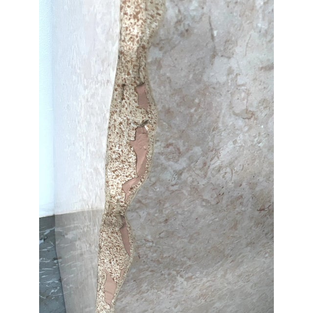 Gray 1970s Faux Stone Tall Square Column Display Pedestal For Sale - Image 8 of 9