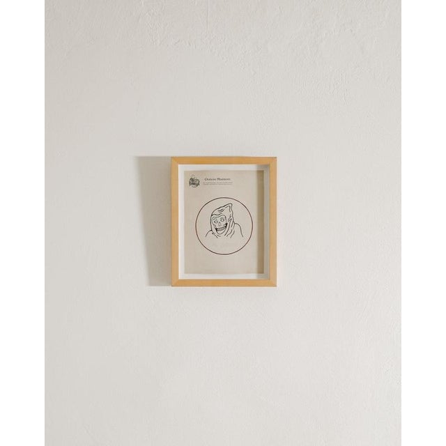 2000 - 2009 Wes Lang, Hi There from the Chateau Marmont Series, 2009, Ink Drawing on Paper For Sale - Image 5 of 5