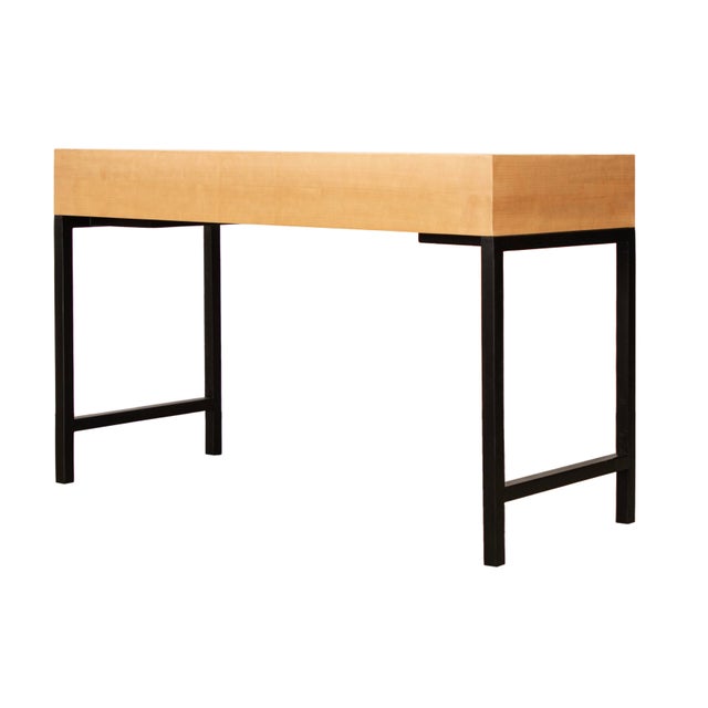 Maple Writing Desk - Natural For Sale In West Palm - Image 6 of 8