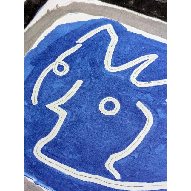 Georges Braque, Face in Blue, Limited Edition Phototype, 1962 For Sale - Image 7 of 10