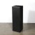Paper Mid-Century Modernist Matte Black Laminate Pedestal For Sale - Image 7 of 9