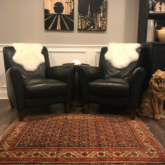 Early 20th Century Antique Malayer Rug -- 3’5” X 4’7” For Sale - Image 9 of 13