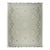 4x6 Ivory Hand-Knotted Wool Diamond Bordered Field Geometric Modern Carpet Rug For Sale