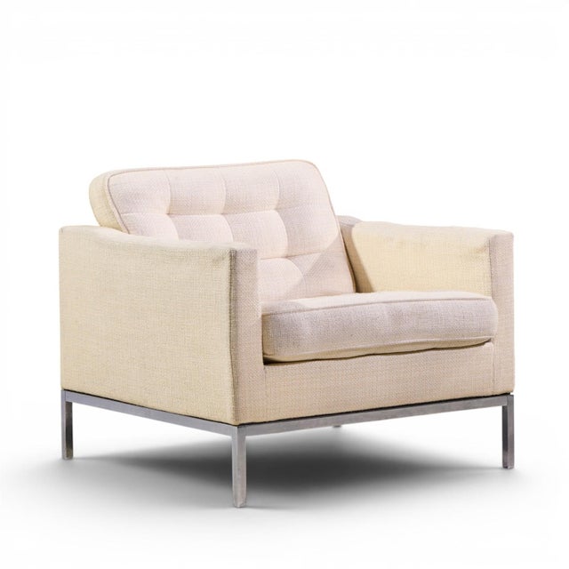 Knoll Florence Knoll Mid Century Relaxed Cube Club Lounge Chairs - Pair For Sale - Image 4 of 13