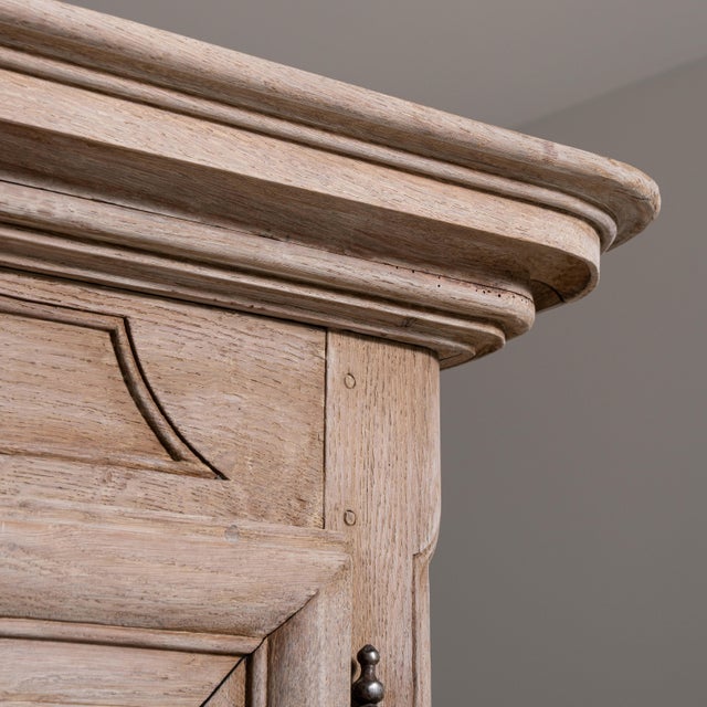 Louis XIV Oak Armoire, Baroque Style, France, Circa 1820 For Sale - Image 9 of 14