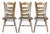 Savoyard Dining Chairs in Oak, Set of 6 For Sale