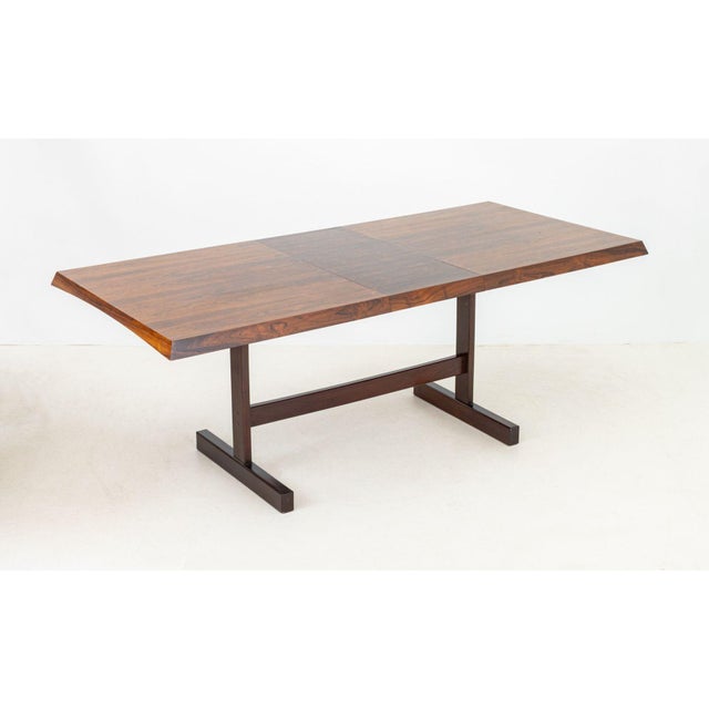 Mid-Century Modern Mid-Century Modern Rosewood Dining Table For Sale - Image 3 of 6