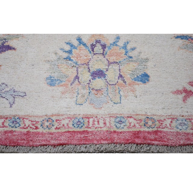 Pakistani Oushak Hand Knotted Wool Rug, 10'x13'9" For Sale - Image 4 of 5