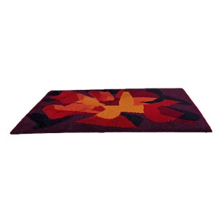 Mid-Century Modern Danish Wool Rug, 1970s For Sale