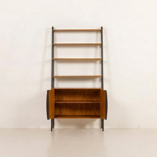 1960s Mid-Century Free Standing Wall Unit from BRANTORPS, Sweden, 1960s, Set of 7 For Sale - Image 5 of 7