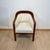 Biedermeier Bergege Chair in Walnut & Creme Velvet, Austria, 1840s For Sale - Image 3 of 18