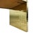 Vintage Sarreid Brass Clad Waterfall Coffee Table or Bench For Sale - Image 9 of 15
