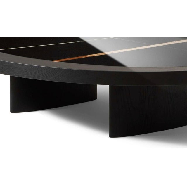 Black Stained Ash Coffee Table by Charlotte Perriand for Cassina For Sale - Image 6 of 13
