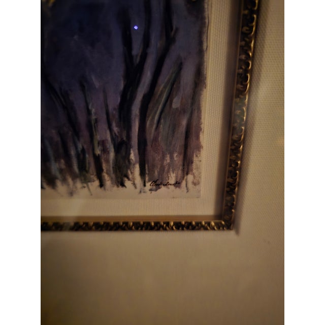 French Early 19th Century Monet Lithograph in Gold Frame For Sale - Image 3 of 11