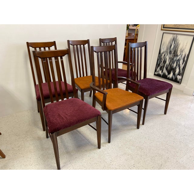 Vintage High Back Broyhill Dining Chairs Set of 6 Chairish