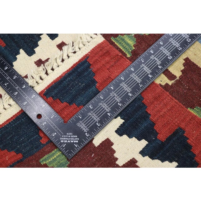 Vintage Persian Shiraz Kilim Rug - 02'00 X 02'11 For Sale - Image 4 of 8