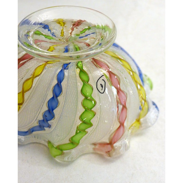 1960s Small Vintage Murano Glass Bowl, 1960s For Sale - Image 5 of 13