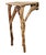 Rustic Driftwood Serpentine Console, Mid-Late 20th Century For Sale In Los Angeles - Image 6 of 7