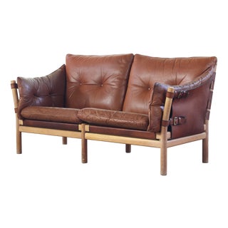 Vintage Ilona Lounge Sofa attributed to Arne Norell for Norrell Mobel AB, 1960s, 1970s For Sale