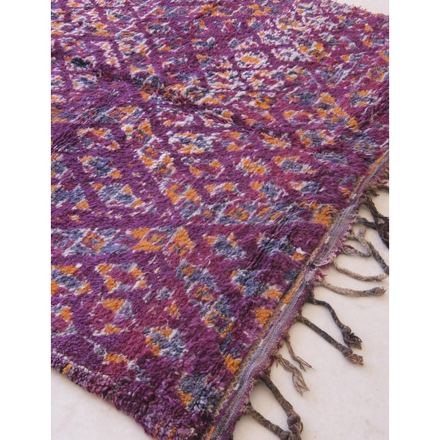 Vintage Moroccan Rug - 11.5 X 6.1 Ft For Sale - Image 4 of 8