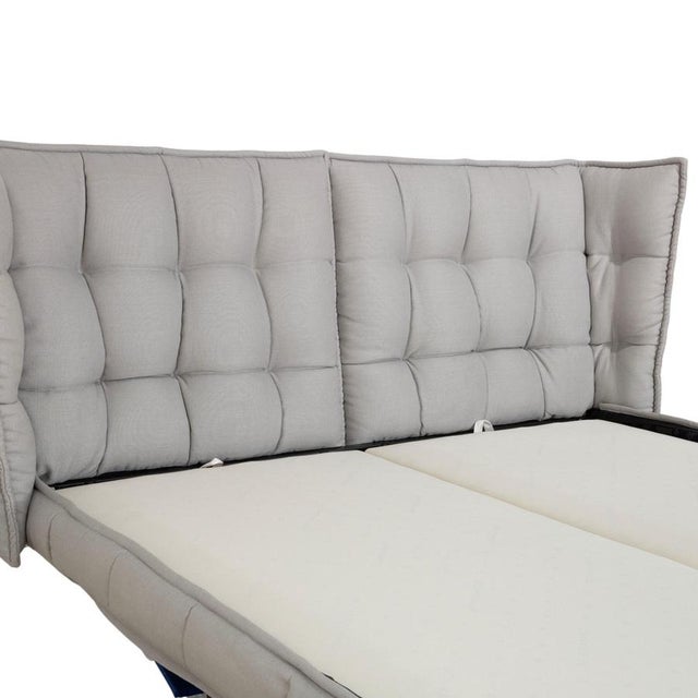 Husk Boxspring Bed in Grey from B&B Italia For Sale - Image 5 of 15