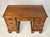 Vintage Chippendale Style Solid Walnut Kneehole Desk For Sale - Image 10 of 14