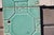 Art Deco Set of Seven Large Portuguese Glazed Tiles Mint Green & White Geometric Design c.1910s For Sale - Image 11 of 13